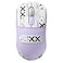 ATTACK SHARK X3 Lightweight Wireless Gaming Mouse with TriMode 24GUSBC WiredBluetooth26K DPI PAW3395 Optical SensorKailh GM80 Switch5 programmable Buttons for PCWinMacPurpleStickers