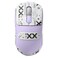 ATTACK SHARK X3 Lightweight Wireless Gaming Mouse with TriMode 24GUSBC WiredBluetooth26K DPI PAW3395 Optical SensorKailh GM80 Switch5 programmable Buttons for PCWinMacPurpleStickers