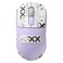 ATTACK SHARK X3 Lightweight Wireless Gaming Mouse with TriMode 24GUSBC WiredBluetooth26K DPI PAW3395 Optical SensorKailh GM80 Switch5 programmable Buttons for PCWinMacPurpleStickers
