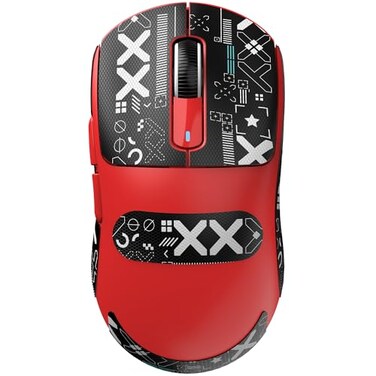 ATTACK SHARK X3 Lightweight Wireless Gaming Mouse with TriMode 24GUSBC WiredBluetooth26K DPI PAW3395 Optical SensorKailh GM80 Switch5 programmable Buttons for PCWinMacRedStickers
