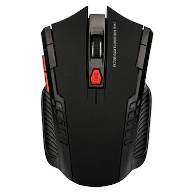 Wireless Mice 24GHz Wireless Optical Mouse Game Mice with USB Receiver Mause for PC Office Laptops Black