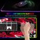 AIMSA Large RGB Gaming Mouse Pad Keyboard Mousepad Led Extended 354 x 158 inch NonSlip Rubber Base with 14 Lighting Modes Big Desk Mat Waterproof Red Black