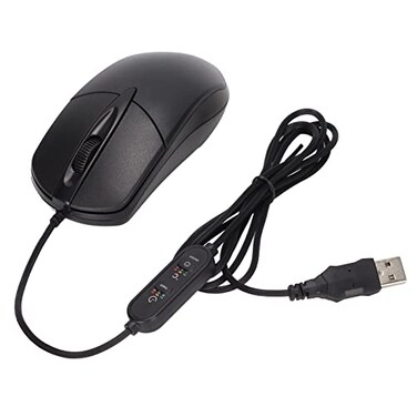 ASHATA Heated Mouse Constant Temperature Adjustment Wired Heated Mouse Widely Compatible for PC for Laptops for Desktops
