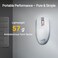 ASUS ROG Strix Impact III Wireless Gaming Mouse 57 G Lightweight 36K DPI Sensor Bluetooth 24GHz RF ROG SpeedNova Up to 618hrs Battery Life Replaceable Switches ROG Omni Receiver White