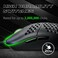 GUNMJO Gram DIY Honeycomb Shell Wired RGB Gaming Mouse PC Gaming Mouse with 9 Buttons and Up to 10000 DPI Computer Mice for PC Gaming Black Color