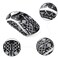 immoenuc Mouse Grip Tape Compatible with Logitech G PRO X2 SUPERSTRIKE G PRO X Superlight 2 2 SE AntiSlip SweatResistant PreCut Mouse SkinPrinting Pattern