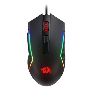 Redragon M616 RGB Gaming Mouse 10000 DPI Wired Optical Mouse with 6 Programmable Buttons 8 Backlit Modes Software Supports DIY Keybinds