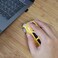 SDGSQHA Car Mouse for Computer Cool and Cute CarShaped Mouse Wireless 24Ghz Optical Mice for Laptop PC Mac Yellow