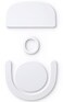 PWNAGE SmoothGlide PTFE Rounded Replacement Mouse Skates Feet for G Pro X 2 Logitech Superlight GPX 2 UltraSmooth and Durable 3M Adhesive Gaming Mouse White