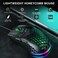 SOLAKAKA SM900 Gaming Mouse Wired with RGBHoneycomb Shell12800 DPI Wired Gaming Mouse with ButtonsComputer Mouse for LaptopPCBlack