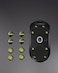 TALONGAMES Curved Edges Ultra Strong Glass Universal 6mm Mouse Skates Feet Compatible with Gaming Mouse Feet ReplacementSuper Smooth Glide Fast and Durable Sole Black