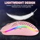 Techsea Honeycomb Wired Gaming Mouse with RGB OnOff Switch 7200 Adjustable DPI Ergonomic Lightweight Design High Precision Sensor for PCMac Gamers Pink