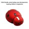 YOCUNKER Mini Cute Wireless Mouse Portable Mobile Optical Mouse for KidsSmall Tiny Animal Ladybug Shape Cordless Mouse with USB Receiver for Computer Laptop Desktop PC Red