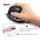 zelotes Vertical Ergonomic Mouse3200DPI6 ButtonsLED IlluminationPrevention Against Mouse ArmUSB Optical Wired Mice for LaptopPCMacBlack