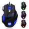 zelotes Wired Gaming Mouse with Fire Button7200 DPI7 ButtonsErgonomic DesignLED IlluminationCorded Optical Mouse Mice for LaptopPCMacBlack
