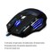 zelotes Wired Gaming Mouse with Fire Button7200 DPI7 ButtonsErgonomic DesignLED IlluminationCorded Optical Mouse Mice for LaptopPCMacBlack