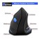 ZLOT Vertical Wireless Mouse24G USB Optical Ergonomic Mice with 3 Adjustable DPI 100016002400 and 6 Buttons for Laptop PC Computer Desktop Black