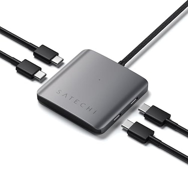 Satechi USBC Hub 4in1 with 100W PassThrough 10Gbps USB 32 for MacBook iPad Surface Chromebook More