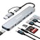 Denlane USB C Hub USB Hub 30 for Laptop Upgrade 8 in 2 USB Splitter with USBC4 USB A Port Extender TFSD Card Slot 35mm Audio Adapter USBC USB Dongle for PCMacMacBookLaptopiPadTablet