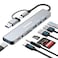 Denlane USB C Hub USB Hub 30 for Laptop Upgrade 8 in 2 USB Splitter with USBC4 USB A Port Extender TFSD Card Slot 35mm Audio Adapter USBC USB Dongle for PCMacMacBookLaptopiPadTablet