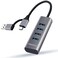 TWOPAN 4Port USB 30 Hub for Laptop Aluminum Alloy USBA USBC Plugs 5Gbps Data Transfer Compatible with MacBook ProAir iMac iPhone 1615 Desktops Tablets Keyboard Mouse Mobile HDD