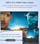 AKWOR USB 30 to HDMI Adapter USB 30 Hub with HDMI 1080P USBAC Data Power Ports Docking Station Extender for Monitor PC Laptop Desktop Support Windows 7810 Mac OS