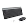 Logitech MK470 Slim Wireless Combo Graphite Renewed