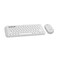 Logitech Pebble 2 Combo for Mac Wireless Keyboard and Mouse Slim Quiet and Portable Customizable Bluetooth Mouse and Keyboard EasySwitch for macOS iPadOS Tonal White