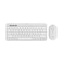 Logitech Pebble 2 Combo Wireless Keyboard and Mouse Quiet and Portable Customizable Logi Bolt Bluetooth EasySwitch for Windows macOS iPadOS Chrome Tonal White