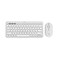 Logitech Pebble 2 Combo Wireless Keyboard and Mouse Quiet and Portable Customizable Logi Bolt Bluetooth EasySwitch for Windows macOS iPadOS Chrome Tonal White