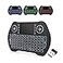 EASYTONE Easytone Backlit Mini Wireless Keyboard with Touchpad Mouse Combo Remote Control with Rechargeable Liion Battery and Multimedia Keys for Android TV Box HTPC PS3 Smart TV PC XBox Linux Windows