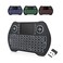 EASYTONE Easytone Backlit Mini Wireless Keyboard with Touchpad Mouse Combo Remote Control with Rechargeable Liion Battery and Multimedia Keys for Android TV Box HTPC PS3 Smart TV PC XBox Linux Windows