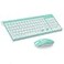 cimetech Wireless Keyboard and Mouse Combo Compact Full Size Wireless Keyboard and Mouse Set 24G UltraThin Sleek Design for Windows Computer Desktop PC Notebook Laptop Blue