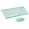 cimetech Wireless Keyboard and Mouse Combo Compact Full Size Wireless Keyboard and Mouse Set 24G UltraThin Sleek Design for Windows Computer Desktop PC Notebook Laptop Blue