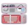 Canboc Hard Carrying Case for Logitech POP Keys Mechanical Wireless Keyboard and POP Wireless Mouse Mesh Pocket fits Cables USB Receiver Spare Keycaps and More Accessories Raspberry
