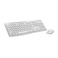 Logitech MK270 Wireless Keyboard and Mouse Combo for Windows 24 GHz Wireless Compact Mouse 8 Multimedia and Shortcut Keys 2Year Battery Life for PC Laptop White