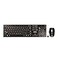 Cherry CHERRY DW 9100 Slim Wireless Keyboard and Mouse Set Bluetooth 24 GHz RF Connection Quiet Keys Comfortable Writing Rechargeable QWERTY BlackBronze