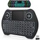 BL Mini Keyboard Wireless with Touchpad and Mouse Combo Backlit Handheld Keyboard Remote for Android TV Box Smart TV PC HTPC Laptop Tablet Projector PS3 Raspberry Pi Windows Mac XBox with USB Dongle