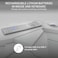 Cherry CHERRY DW 9100 Slim Wireless Keyboard and Mouse Set Bluetooth 24 GHz RF Connection Quiet Keys Comfortable Writing Rechargeable QWERTY SilverWhite