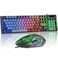 CHONCHOW Gaming Keyboard and Mouse Full Size Wired Keyboard Light Up KeyLed Backlit19 AntighostingMultimedia Keys Mechanical Feel for Ps5Ps4 PcLaptopXbox