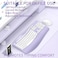 RECCAZR Ergonomic Wireless Keyboard and Mouse Combo Wave Keys Keyboard with Wrist Rest for Natural Typing 3 DPI Adjustable Ergonomic Silent Mouse for ComputerLaptopWindowsMac Purple
