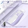 RECCAZR Ergonomic Wireless Keyboard and Mouse Combo Wave Keys Keyboard with Wrist Rest for Natural Typing 3 DPI Adjustable Ergonomic Silent Mouse for ComputerLaptopWindowsMac Purple