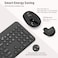 LeadsaiL Wireless Keyboard and Mouse FullSized Ergonomic Computer Keyboard with Phone Tablet Holder 24GHz Silent Cordless Keyboard Mouse Set for Windows Laptop PC Desktop Black