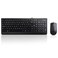 Lenovo 300 USB Combo FullSize Wired Keyboard Mouse Ergonomic Left or Right Hand Mouse Optical Mouse GX30M39606 Black