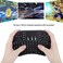 Pomya Mini Wireless Keyboard with Touchpad Portable 24Ghz Wireless Handheld Keyboard Flying Mouse Wireless Keyboard for Home Multimedia for PC Laptop Smart TV TV Box etc