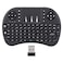 Pomya Mini Wireless Keyboard with Touchpad Portable 24Ghz Wireless Handheld Keyboard Flying Mouse Wireless Keyboard for Home Multimedia for PC Laptop Smart TV TV Box etc