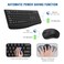 EDJO Wireless Keyboard and Mouse Combo 24G FullSized Ergonomic Computer Keyboard with Wrist Rest and 3 Level DPI Adjustable Wireless Mouse for Windows Mac OS DesktopLaptopPC2 Pack
