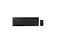Cherry CHERRY Stream Desktop Recharge Wireless Keyboard Mouse Combo 24 GHz Connection Quiet Keys Slim Design Comfortable Writing Rechargeable Black