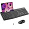 Acebaff Wireless Keyboard and Mouse Combo 24G Quiet Wireless Computer Keyboard with Phone Tablet Holder Silent Mouse 11 Shortcut KeysCompatible with PCMacBookWindows