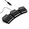 PCsensor Foot Pedal PC USB Triple Foot Switch Programmable Computer Keyboard Shortcut Key Customized Combination Key One Key Move for Video Game Office Equiment Control HID Mechanical Switch